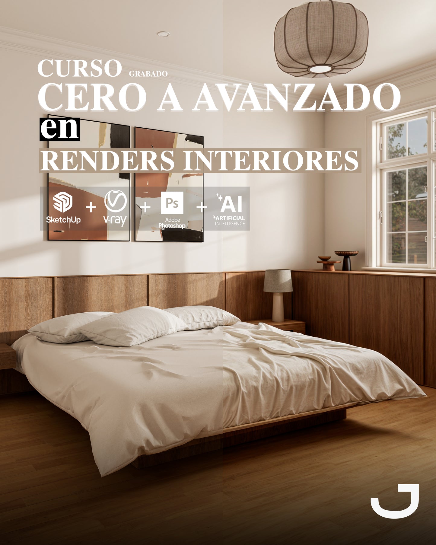 Curso Cero a Avanzado en Renders Interiores | Sketchup + Vray + Photoshop