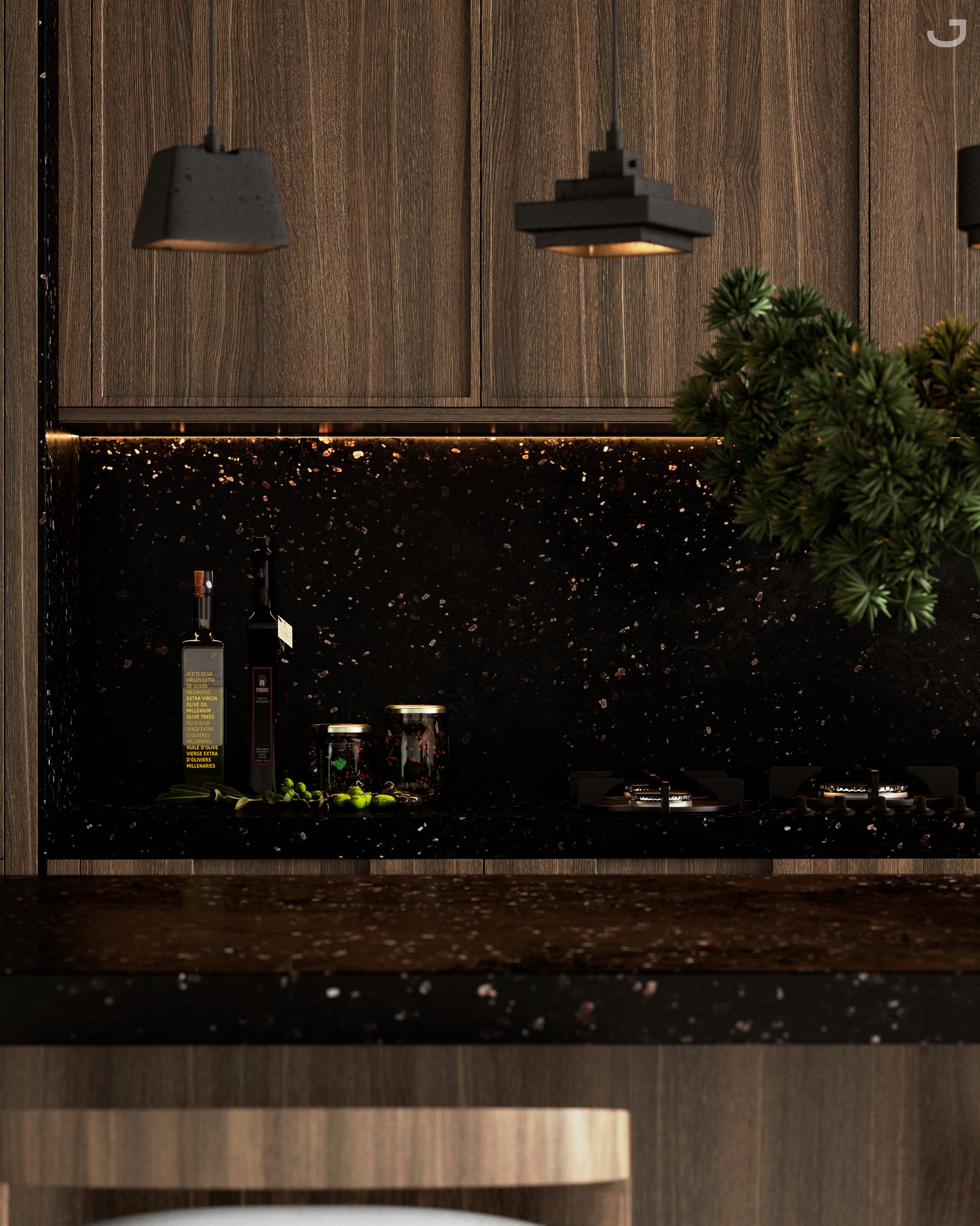 Escena Interior | Cocina Dark