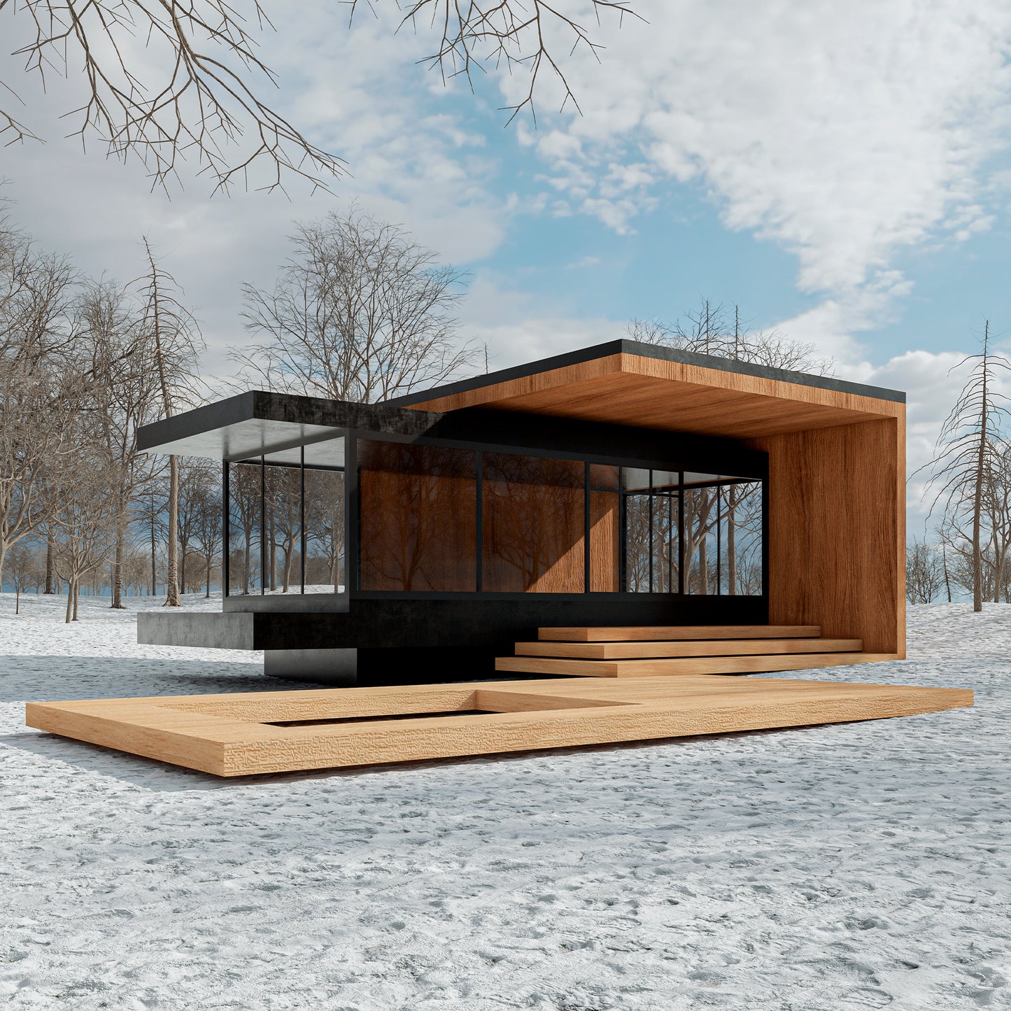 Cursillo | Exterior con Nieve