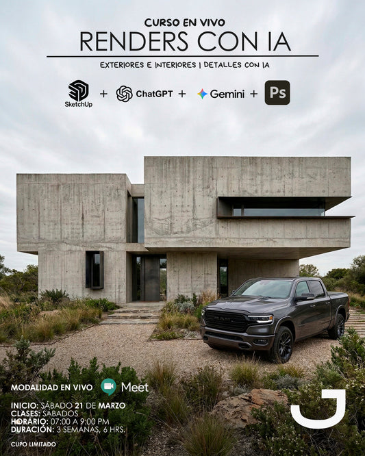 Curso de Renders Arquitectónicos con IA