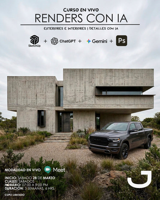 Curso de Renders Arquitectónicos con IA