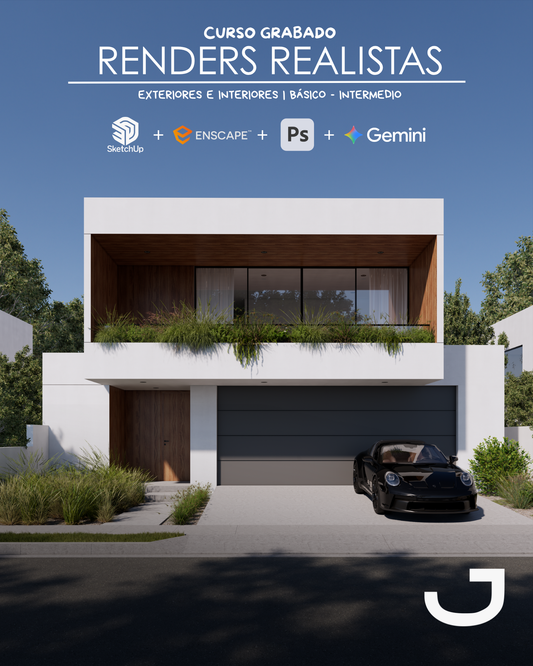 Curso Enscape | Básico Intermedio | Renders Arquitectónicos Realistas