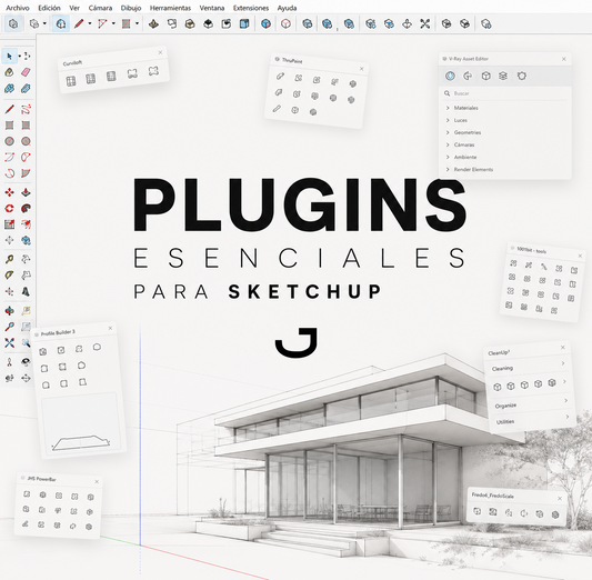 Plugins Esenciales para SketchUp 2026 | Modela Más Rápido y Profesional