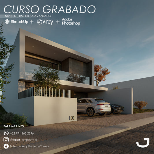 Curso Avanzado en Exteriores | Sketchup + Vray + Photoshop