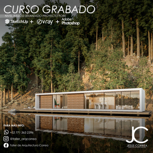 Curso Avanzado Sketchup + Vray + Photoshop + Enscape + Filmora