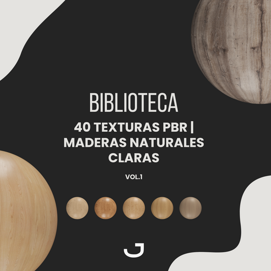 Texturas PBR | Maderas Naturales Claras VOL. 1